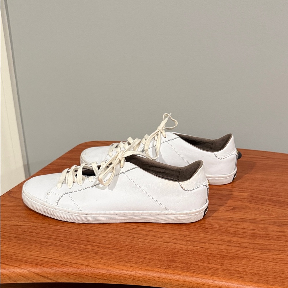White Low-Top Sneakers